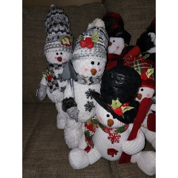 Plush Holiday Standing Snowman Bundle - Picture 5 of 8